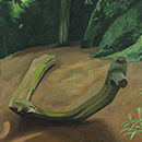 Alan Mackay - In A Cornish Wood - Log and Stone Alan Mackay - In A Cornish Wood - Log and Stone