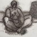 Alan Mackay - Drawing for Bather No. 2 Alan Mackay - Drawing for Bather No. 2